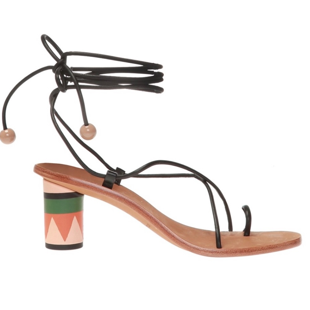 Ulla Johnson “Kaya” heeled leather sandal
